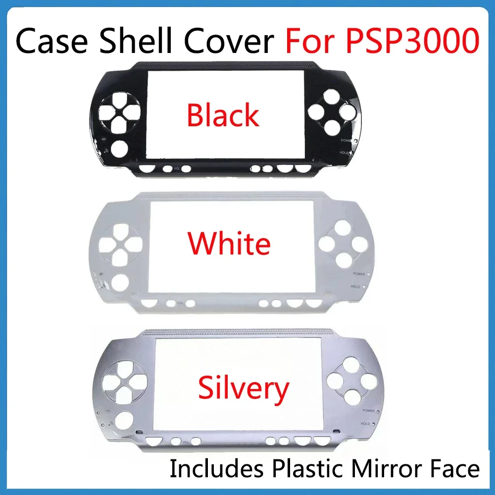 Фото 1 шт. защитный чехол-накладка для игровой консоли PSP 3000 с логотипом, передняя панель, сменный аксессуар №1