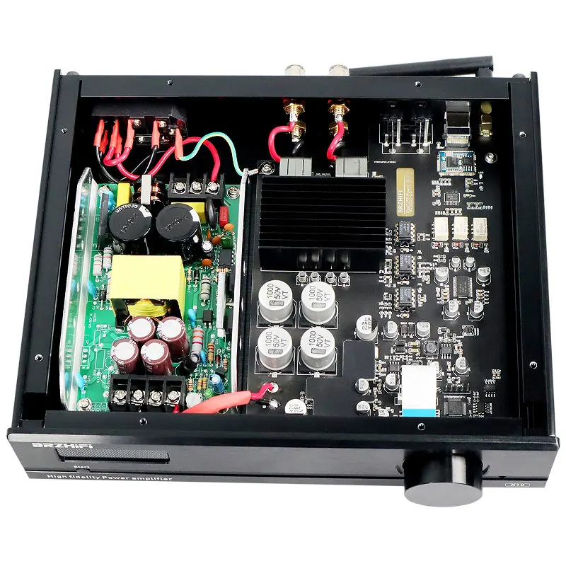 Усилитель мощности звука BRZHIFI 2 0 Amp BT 5 APTX стерео TPA3251 USB и декодер 300Wx2 звуковое