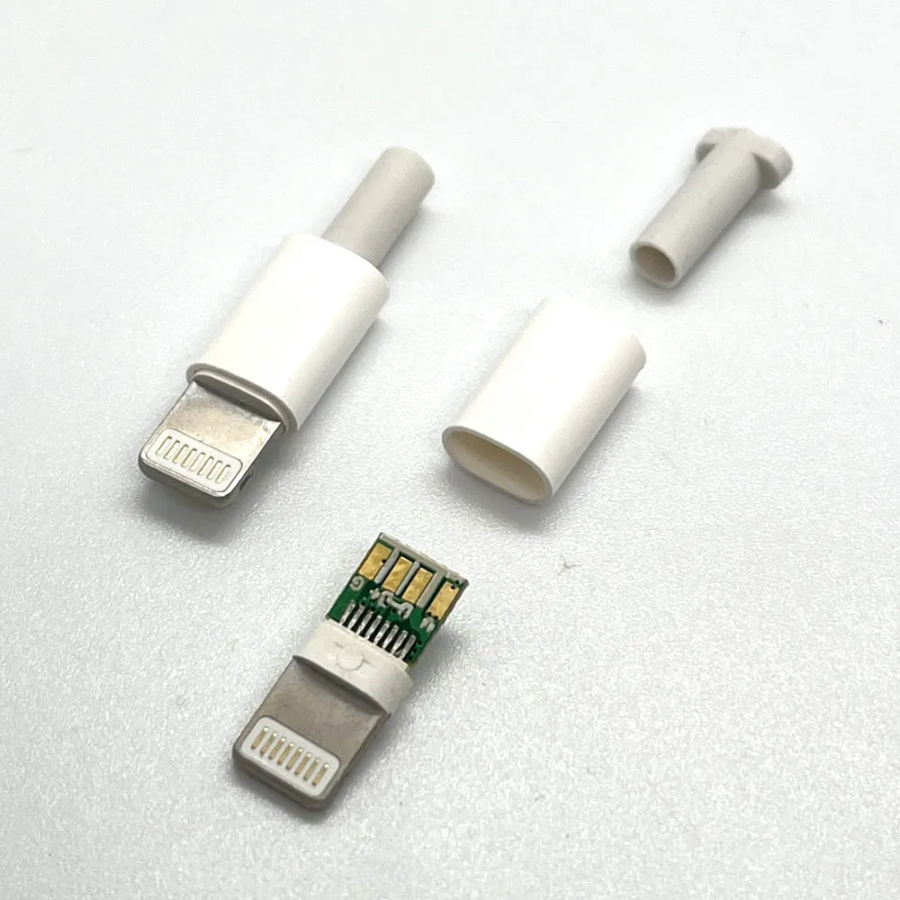 

3-10sets 3.0mm USB For iphone male plug with chip board connector welding Data OTG line interface DIY data cable adapter parts