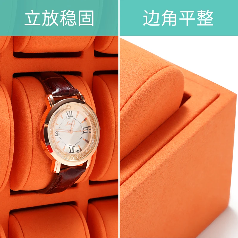 Can be placed live watch display tray high-end watch display tray large-capacity watch storage table customization