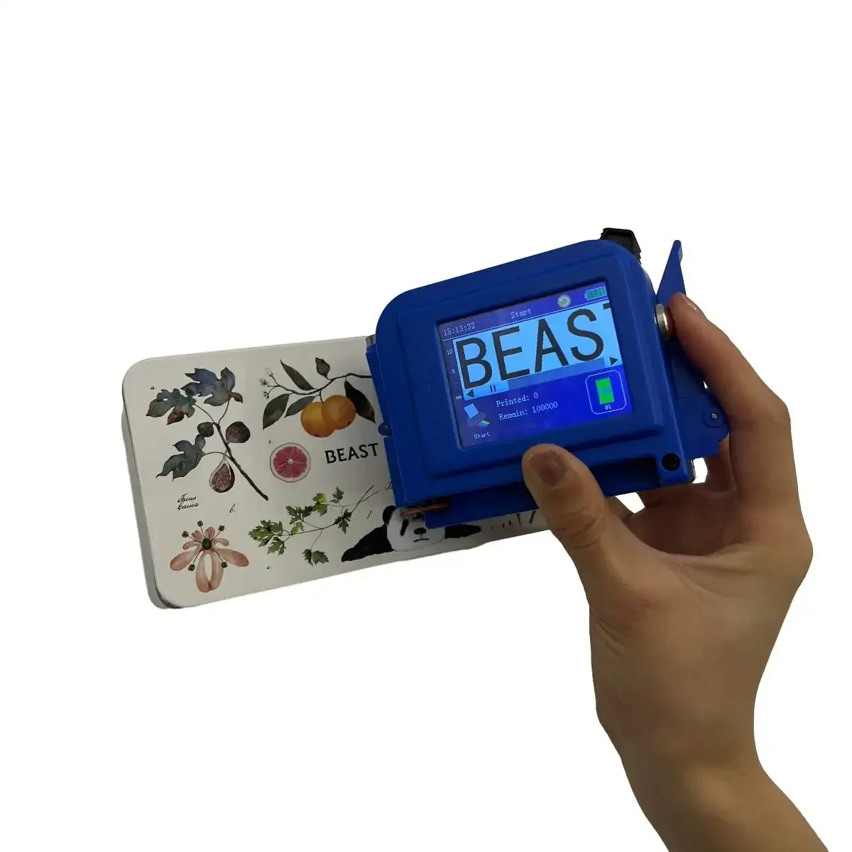 Ручной Мини-кодер для срока годности бутылок из ПЭТ портативный струйный принтер