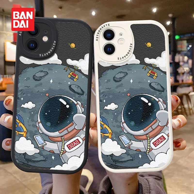 

Bandai Disney cartoon phone case for iphone11 12Pro 13Pro max space astronaut x xs xr xsmax anti-drop brand 7 8plus phone case