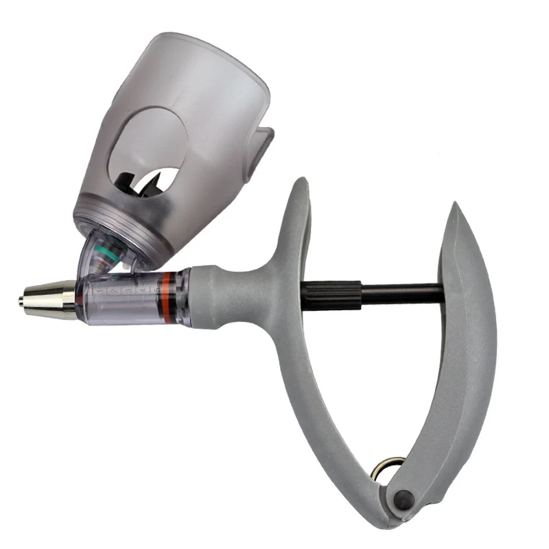 

Автоматический ветеринарный непрерывный шприц для Инъекций животных, 5 мл, регулируемая вакцина, инъекция для домашнего скота свиньи, рогат...