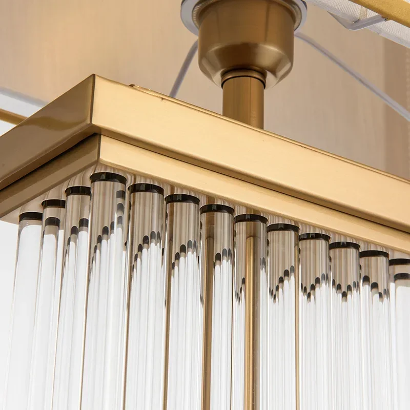 Настольная лампа с украшением в скандинавском стиле современный квадратный