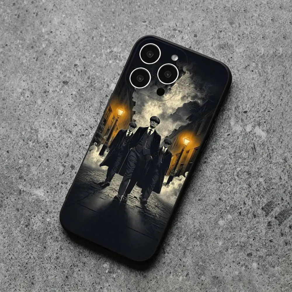 Фото Чехол P-Peaky Blinders Tommy Shelby для iPhone 17 11 12 13 15 16 14 Pro Max X XR XS Plus SE, роскошный чехол-футляр №3