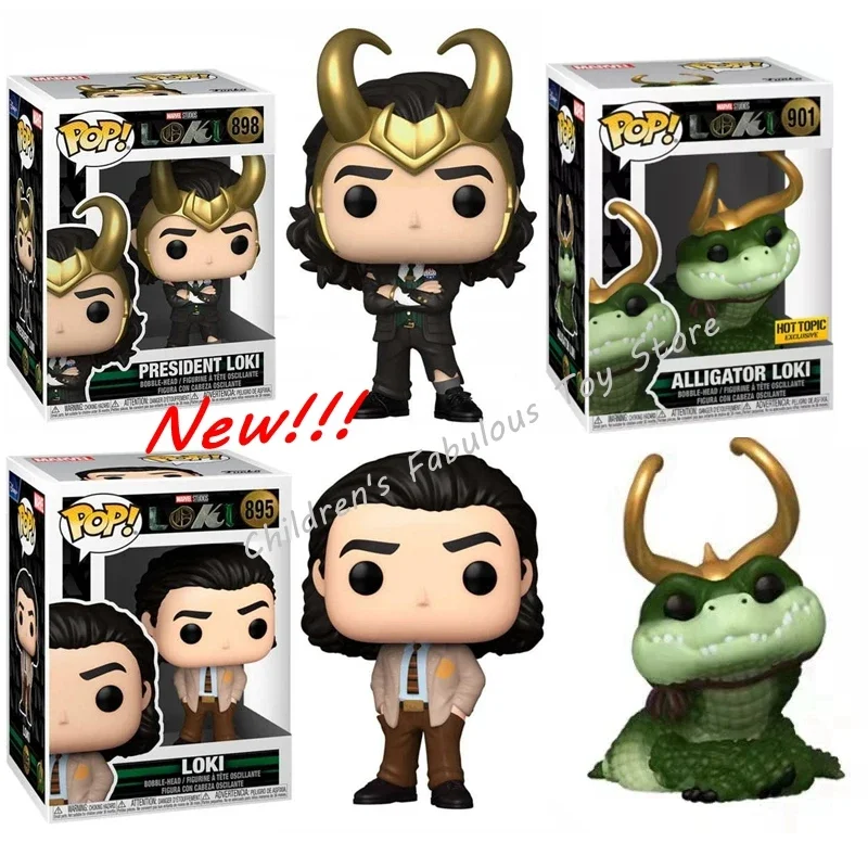НОВЫЕ игрушки Funko Pop Movies&ampTV Alligator # 901 Локи 895 Фигурка Модель Президент 898 подарков