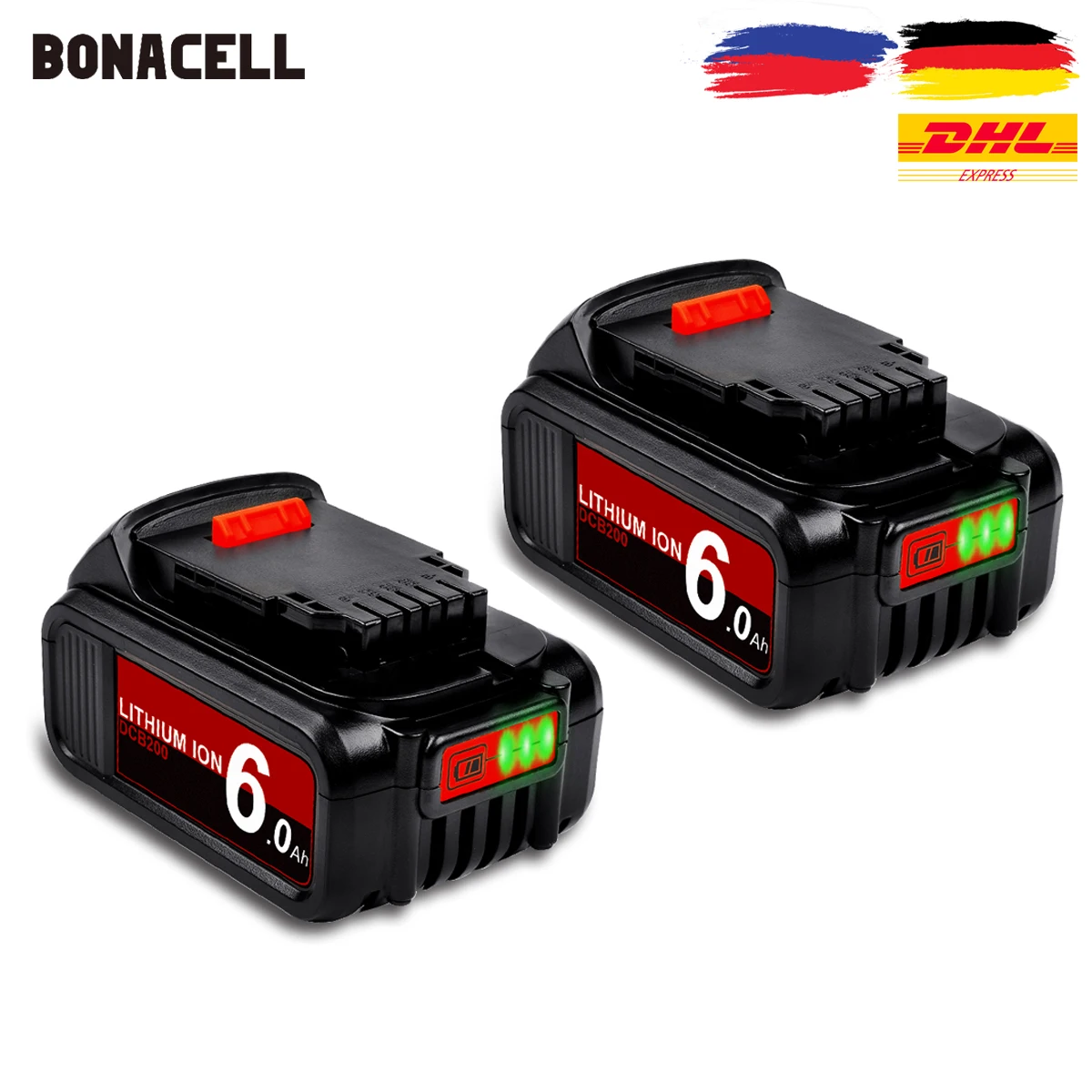 

Bonacell для DeWalt 18 V 4000 mAh Батарея Мощность инструменты замены батареи DCB181 DCB182 DCD780 DCD785 DCD795 L10