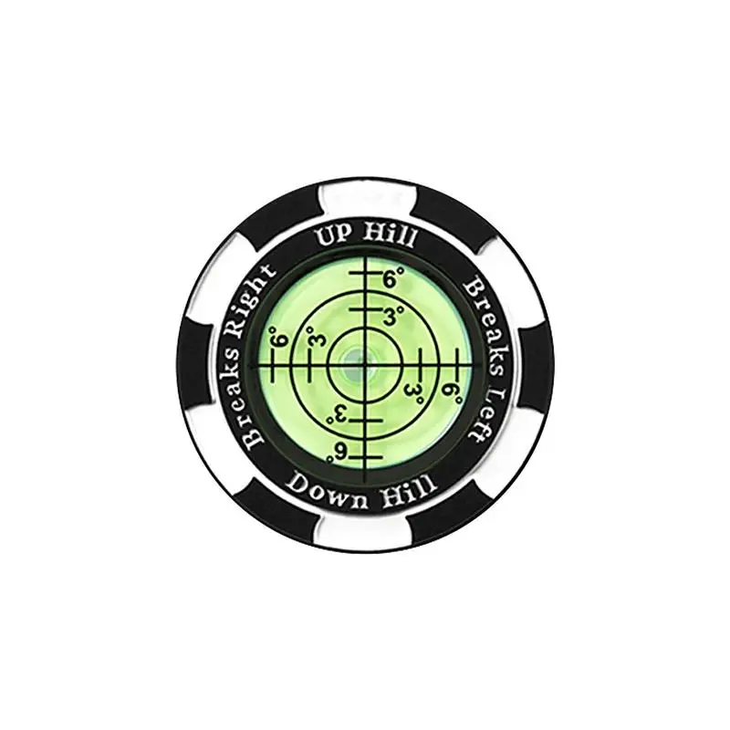 Ball Marker Level Golf Slope Putting Level Reading Ball Marker High Precision Golf Putting Aid