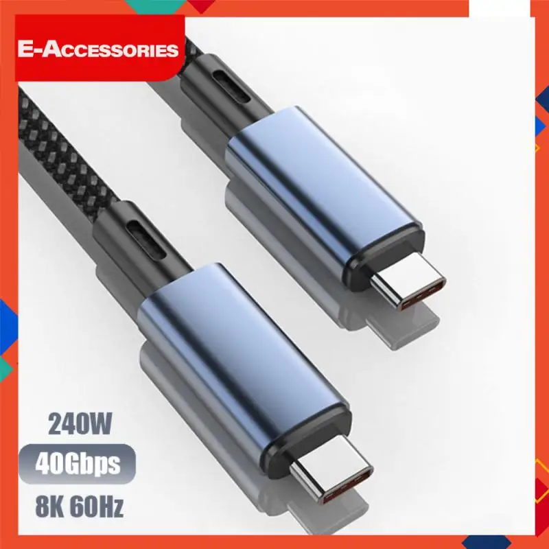 

Maximum Support For 240w Super Fast Charging Fast Charging Line Maximum Output Power 240w Cable Data Cable Woven Material