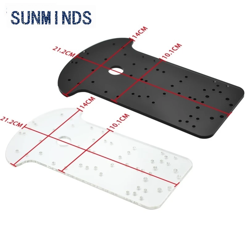 

Умное автомобильное шасси, 2WD, 2-колесная нижняя пластина автомобиля, 4WD, нижняя пластина 4-колесного автомобиля, прозрачный акрил