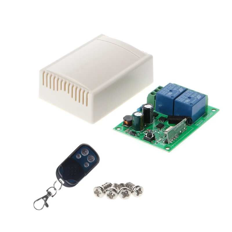 433 МГц универсальный беспроводной пульт дистанционного управления Переключатель AC 85-250V 110V 220V 2CH реле 433 МГц универсальный беспроводной пульт дистанционного управления Переключатель AC 85-250V 110V 220V 2CH реле