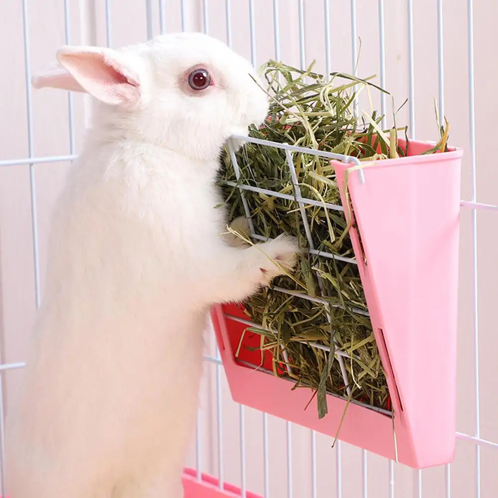 

1PC Rabbit Hay Rack Large Capacity Hay Feeder Cage Pet Food Bowl For Rabbits Birds Guinea Pig Chinchilla Pet Accessories