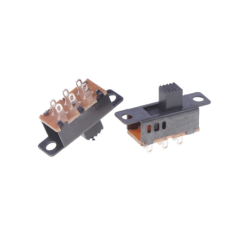 10 шт. SS22F32 6 контактов 2 положения SS-23F32 DPDT вкл/вкл мини-ползунки 0 5A тумблеры