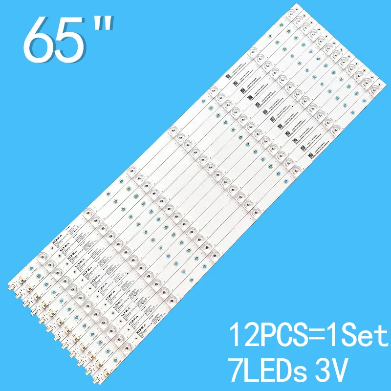 

12PCS 690MM LED Bar light For 65 inch led65r6000u led65r710 led65g9200u 35021883 RF-AA650E30-0701S-06 LCD U65MAX