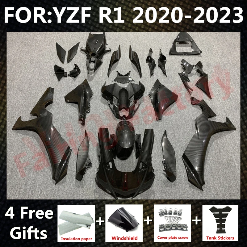 

NEW ABS Motorcycle Injection full Fairing Kit fit For YZF R1 2020 2021 2022 YFZ-R1 20 21 22 Bodywork Fairings kit carbon fibre