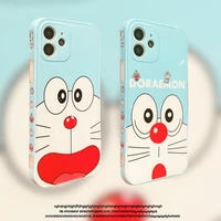 bandai cute 3d doll cartoon doraemon phone case for iphone 7 8 13 12 pro max 11 plus x xs max xr cover