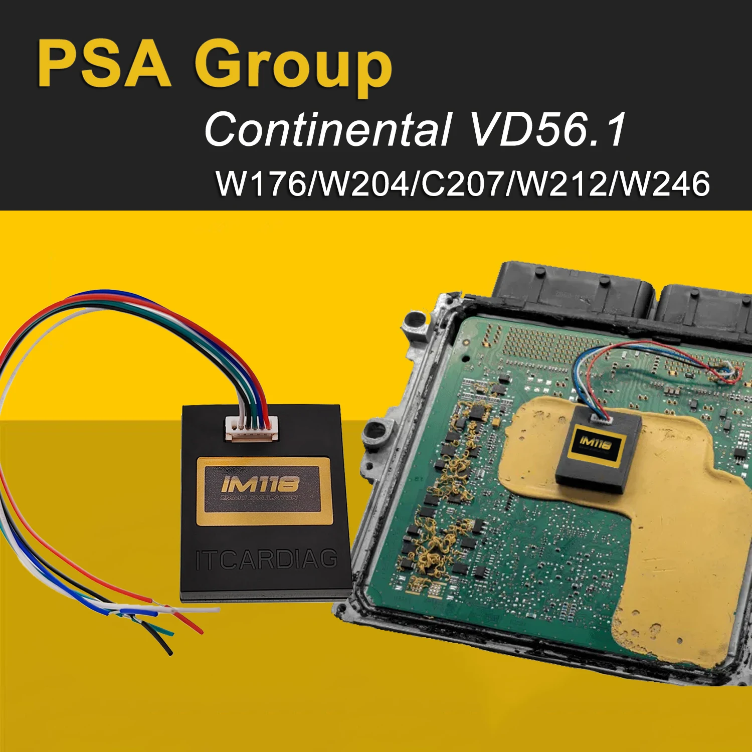 IM118 Универсальный иммобилайзер-эмулятор IMMO для Benz C E Class W202 W210 1995-2000 1995-2003 A W168 1997-2004