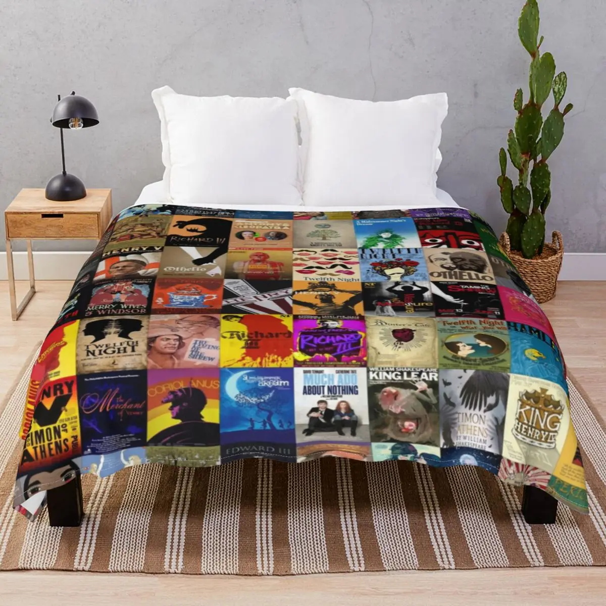 Shakespeare Plays Blankets Flannel Decoration Warm Unisex Throw Blanket for Bedding Home Couch Travel Cinema