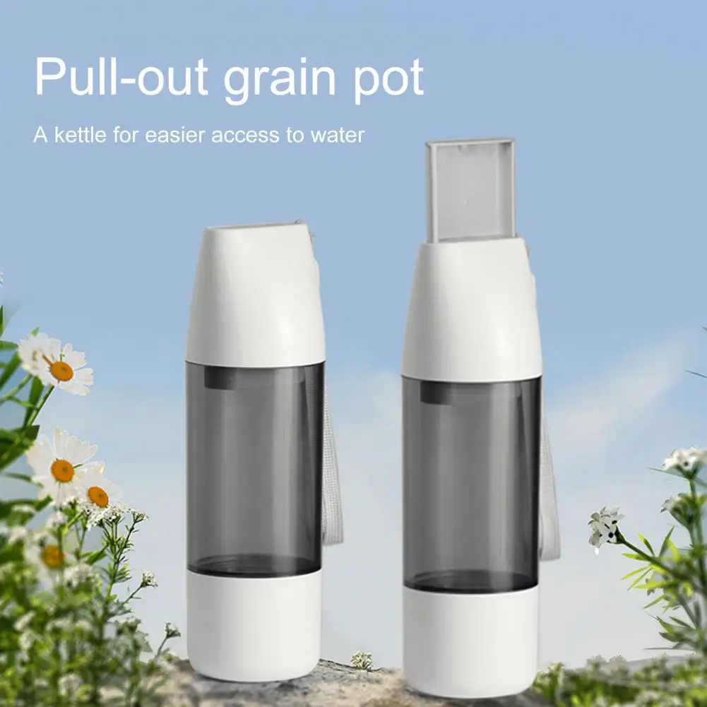 

Durable Cat Dog Feeding Bottle Pet Kettle Dog Water Bottle with Lanyard Feed