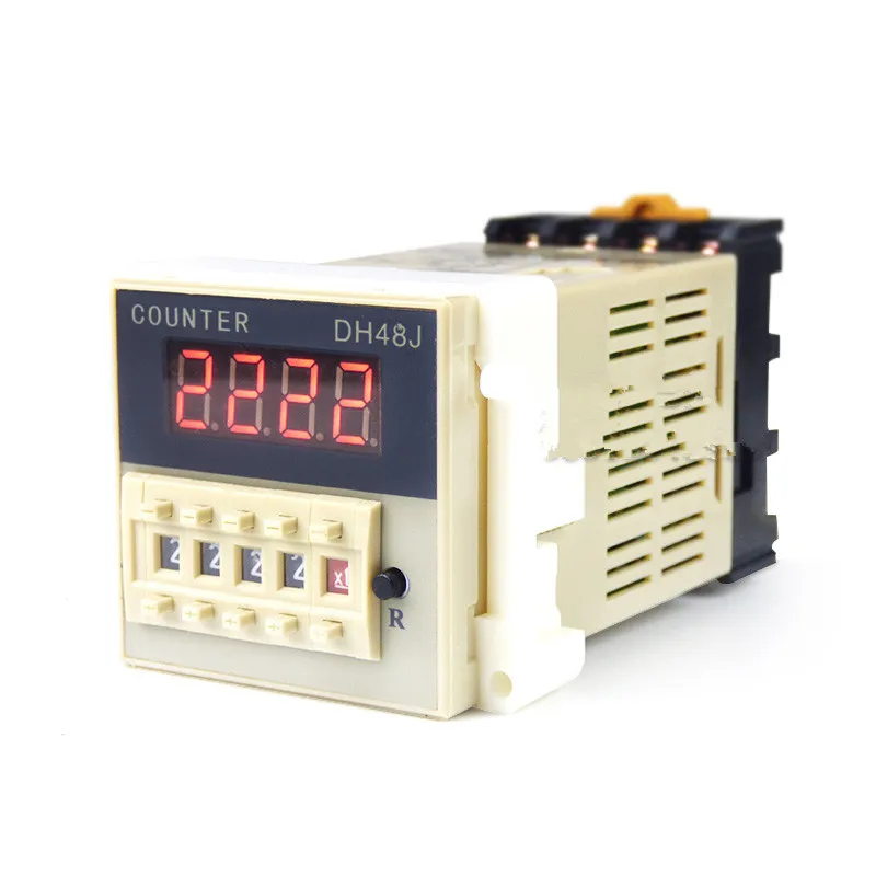 

DH48J-8 8 pin AC220V contact signal input digital counter relay DH48J series counting relay