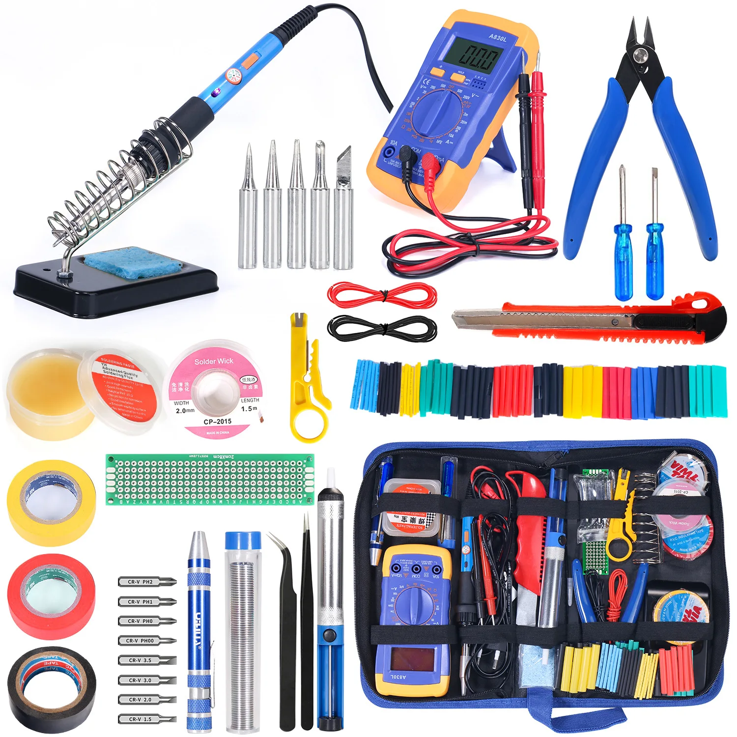 

Электрический паяльник с внутренним нагревом, 60 Вт, с регулировкой температуры