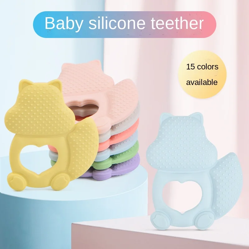 

Food Grade Baby Silicone Gum Baby Cartoon Bite Music Baby Molar Stick Anti Eating Hand Training Gum