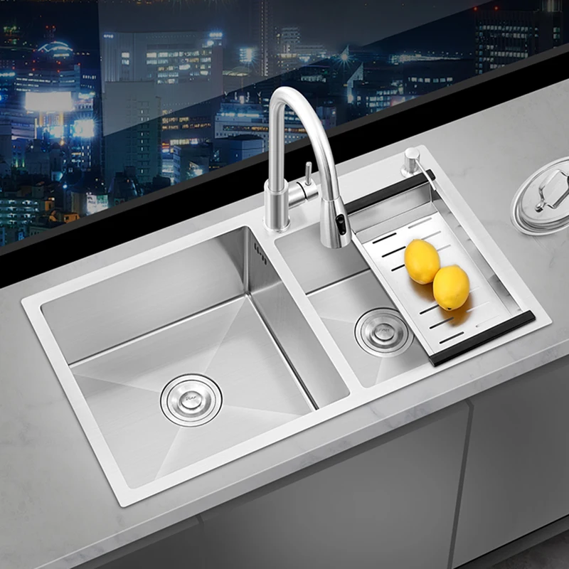 Drain Kitchen Sink Strainer Undermount Soap Dispensor Sus304 Vegetables Tray Sinks Bathroom Cocina Accesorio Home Improvement YQ