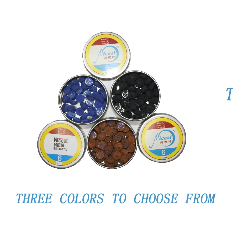 Наконечники для бильярдного кия твердость M H дополнительный синий коричневый