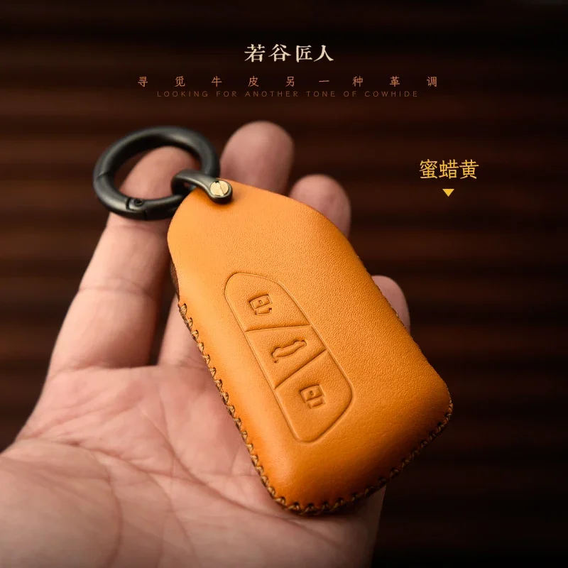 Для Volkswagen Id4 Id4x Id3 Id6 Golf 8 2023 чехол для ключей из воловьей кожи автомобиля