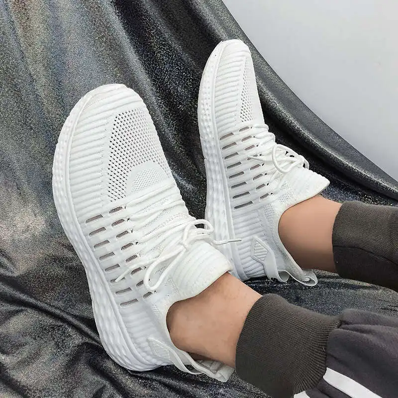 

Men's Shoes Brands 2021 Sneekers Man Loafers Hi Tops Sneaker Trainer Brand Safety Shoes Transparent Tennis Air Cushion Red Bot