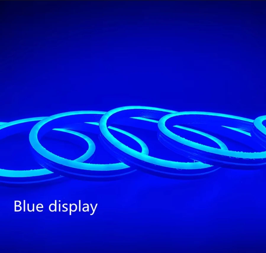 Гибкий разноцветный светодиодный неоновый светильник 2835 SMD 12 В/24 В 6x12 мм IP67 для