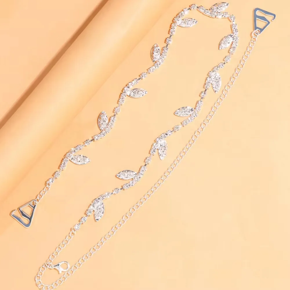 Изысканный плечевой ремень в форме листьев для женщин сексуальный регулируемый