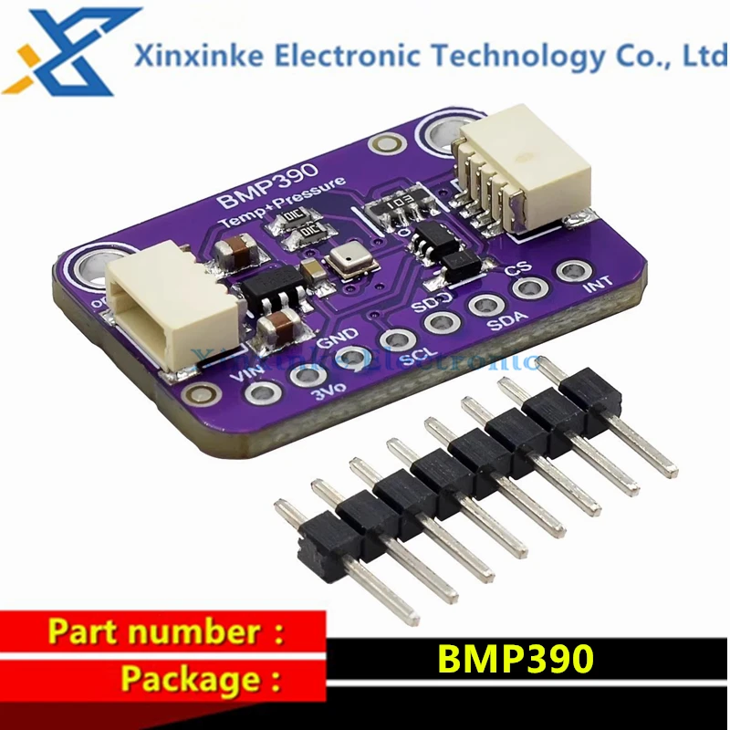 

BMP388 BMP390 Digital Pressure Sensor IIC Interface Terminal Low Power Consumption Low Noise Evaluation Board Electronic Board