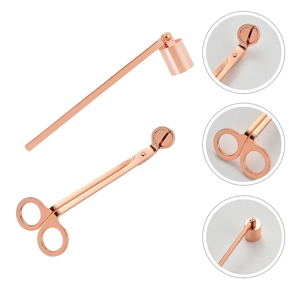 

Фитиль ручка Snuffer набор из нержавеющей стали 1 аксессуар 2/набор розовый