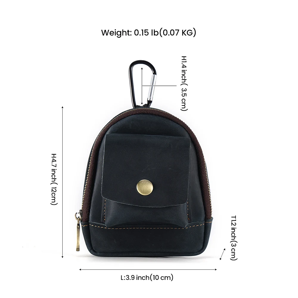 Повседневный маленький кошелек JOYIR из натуральной воловьей кожи для мужчин