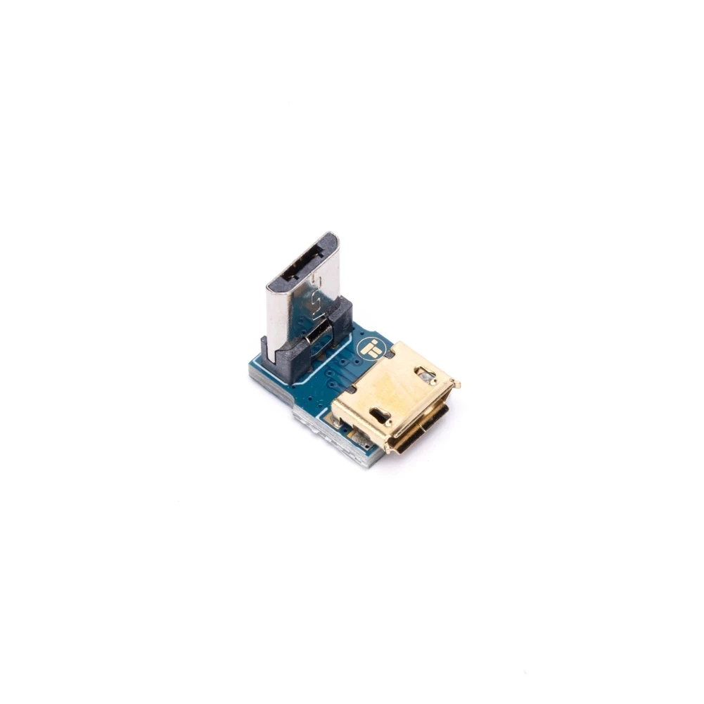 

2pcs L-Type Adapter Plate Micro USB Male to Female for Protek35 FPV drone part