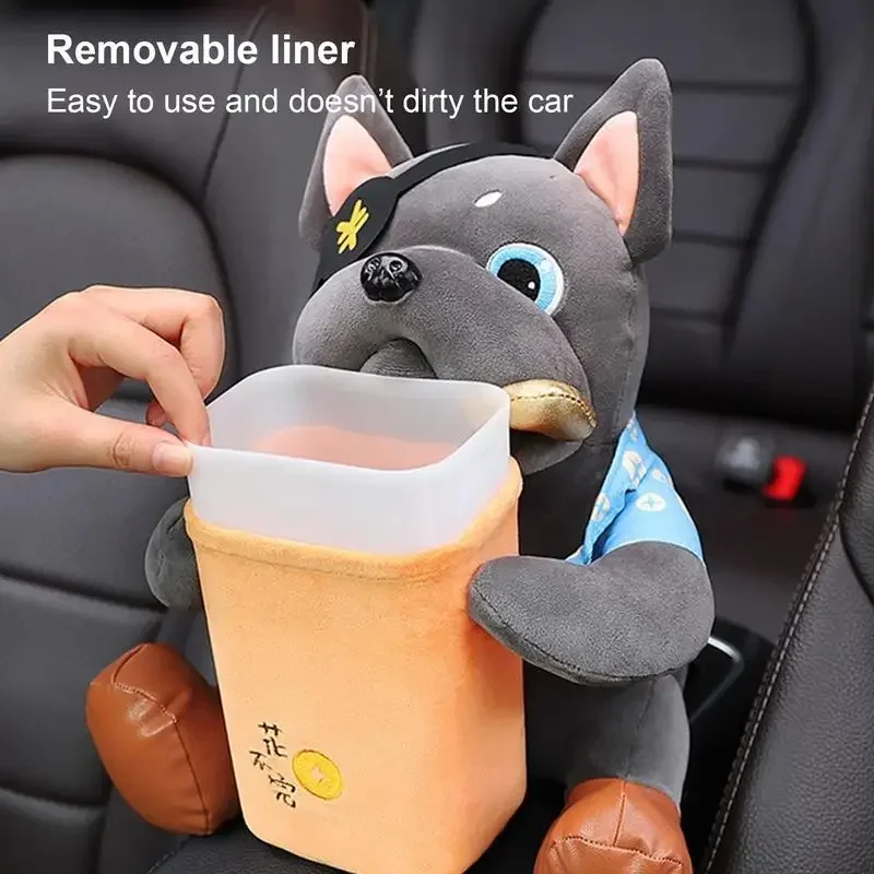 Корзина для мусора Doggie 2 в 1 плюшевая корзина собак симпатичная животных