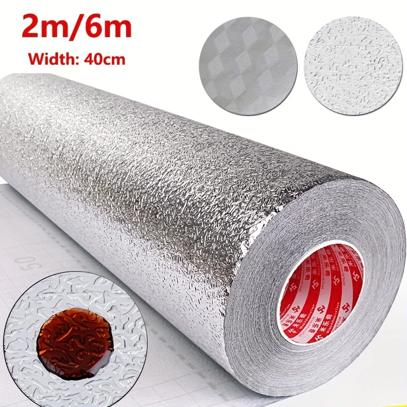 Алюминиевая термостойкая и водостойкая виниловая пленка для кухонного фартука