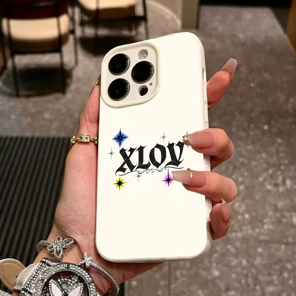 Фото Популярный чехол для телефона XLOV-V для iPhone 17, 13, 12, 11 Pro Max, 16, 15, 14 Plus, мягкий, конфетных цветов, с полным покрытием №3