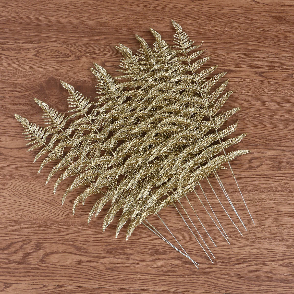 12 шт. блестящие листья рождественские выборки имитация персидских уличных