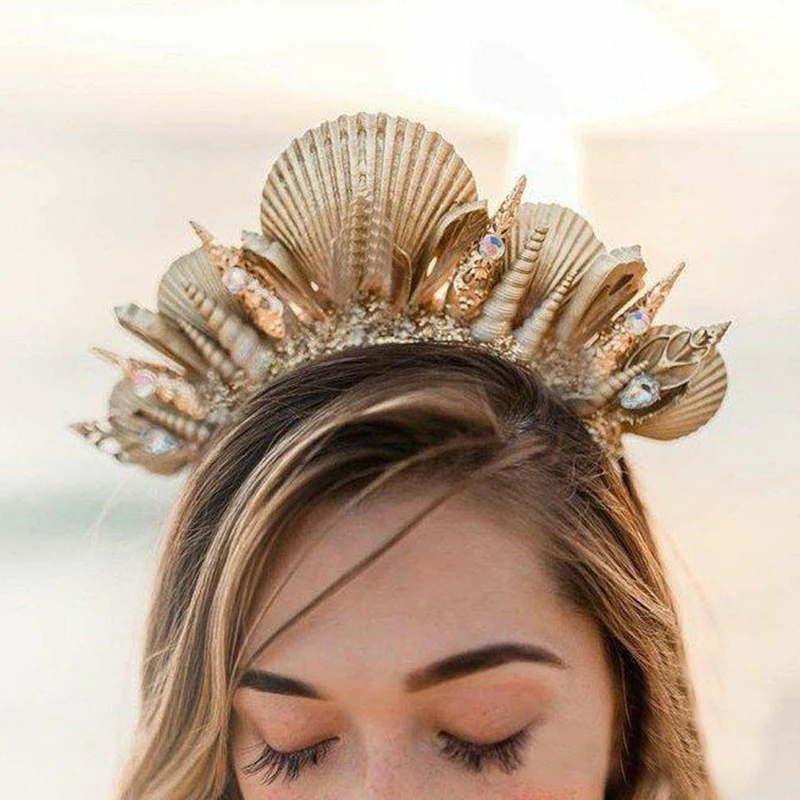 Резиновый ободок для волос в виде русалки