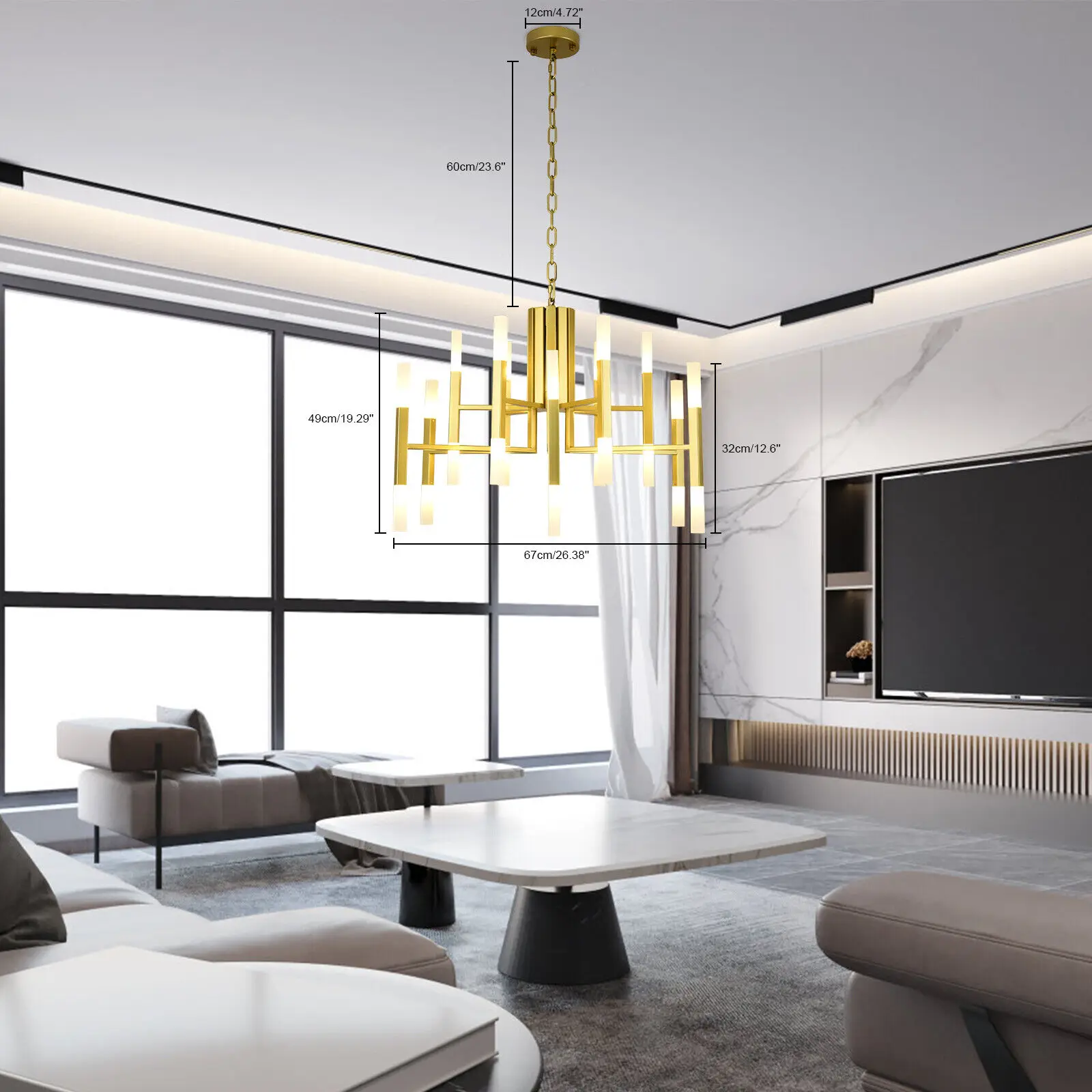 

LED Modern Pendant Lights Golden Glass Ball Kitchen Hanging Lamp Long Pole Designer Pedant Lamps Minimalist Bedroom Decor Lights