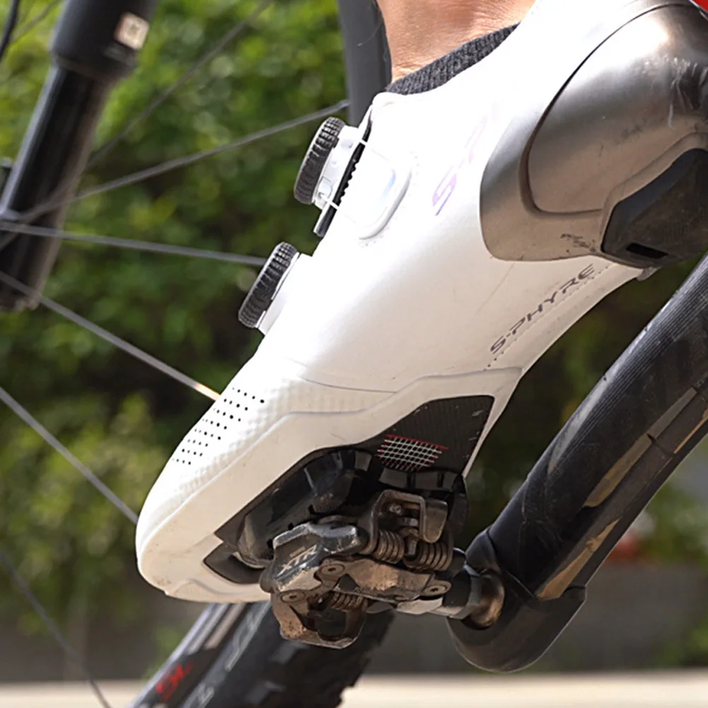 

Фонарики для велосипеда, 1 комплект фонарей из алюминиевого сплава для Shimano SPD H51/SH56, Нескользящие, абсолютно новые