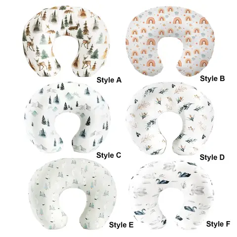 Чехол для подушки для кормления из полиэстера и хлопка