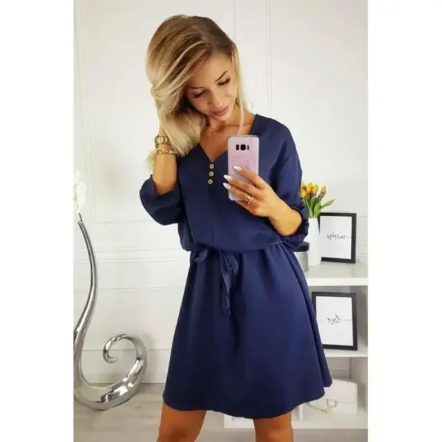 Новое платье с v-образным вырезом и завязками модель 1306 платья от EBay быстрая