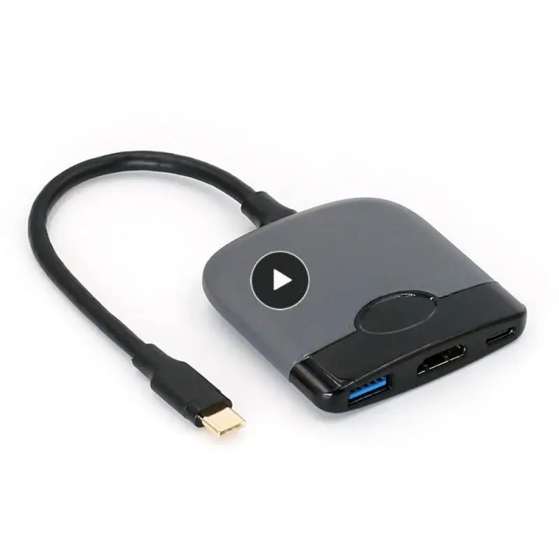 

Hd Docking Station Accessories Portable 3 In 1 Converter 4k Tv 100w Pd Type C For Huawei Pad Compatible Usb3.0