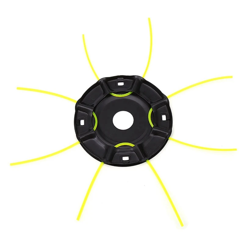 

Grass Trimmer Head Trimmer Brush Lawn Mower Solid Steel Wire Wheel Garden Head Thread Line String Saw Grass Brush Mower