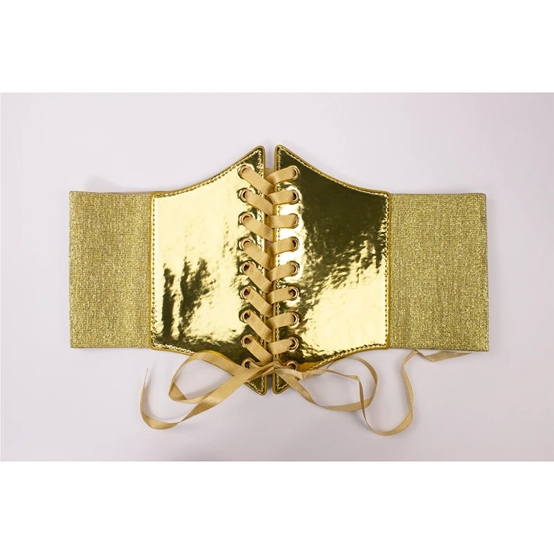 Женский корсет из искусственной кожи