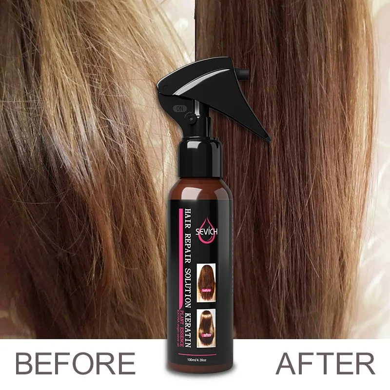 

100ml Hair Repair Spray Repairs damage restore soft hair for all hair types keratin Hair & Scalp Treatment