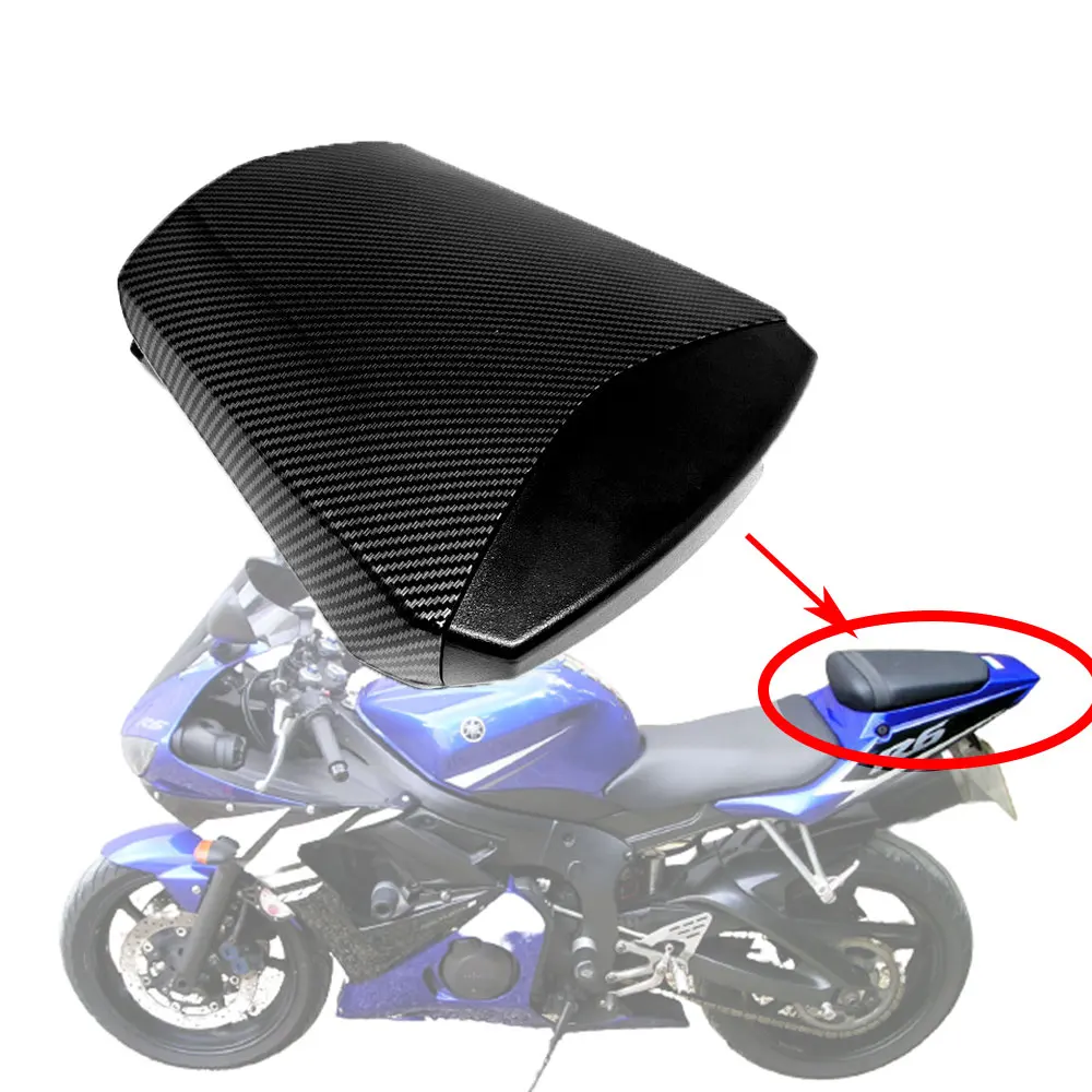 

Motorcycle Rear Passenger Pillion Solo Seat Cover Tail Section Fairing Panel Cowl For YAMAHA YZF R6 2003 2004 2005 Modified Part